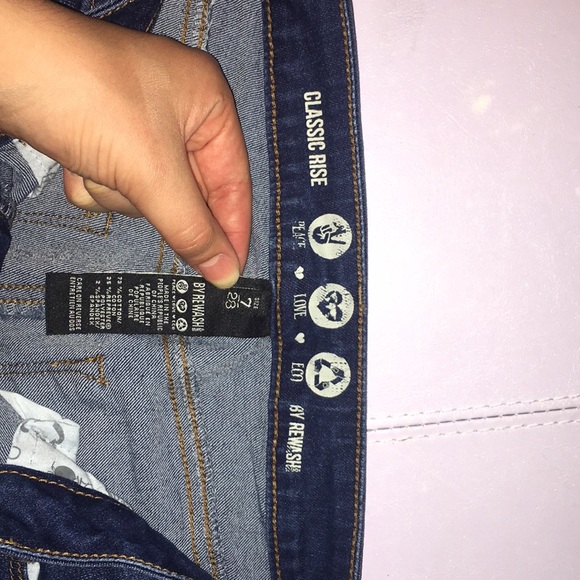 Dark Blue Skinny Jeans Classic Rise - Picture 4 of 7